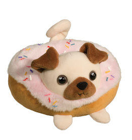 Douglas Co Inc Pug Donut Dog Macaroon Plush