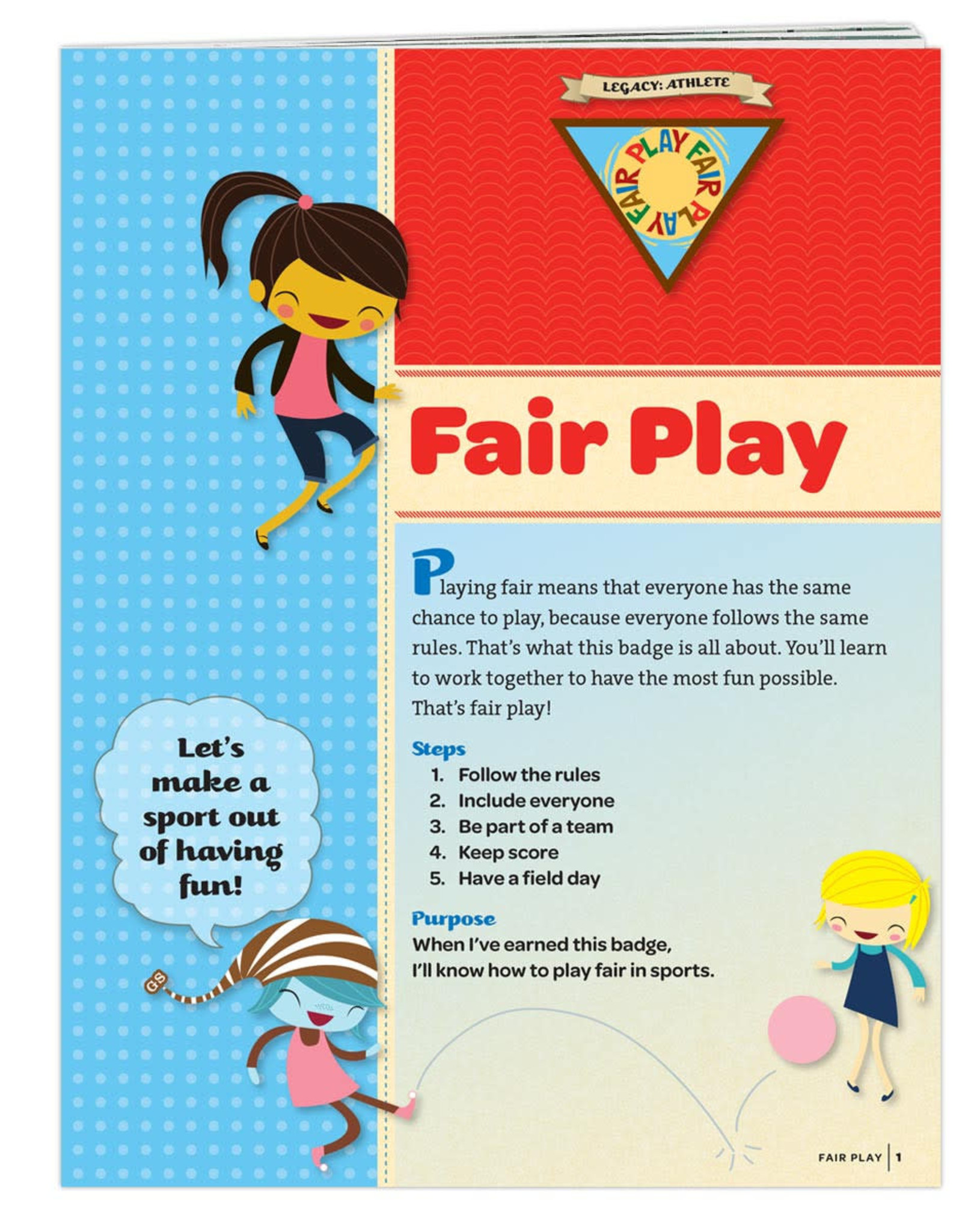 GIRL SCOUTS OF THE USA Brownie Fair Play Requirements Pamphlet