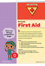 GIRL SCOUTS OF THE USA Brownie First Aid Requirements Pamphlet
