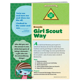 GIRL SCOUTS OF THE USA Brownie Girl Scout Way Requirements Pamphlet