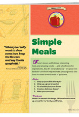 GIRL SCOUTS OF THE USA Junior Simple Meals Requirements Pamphlet