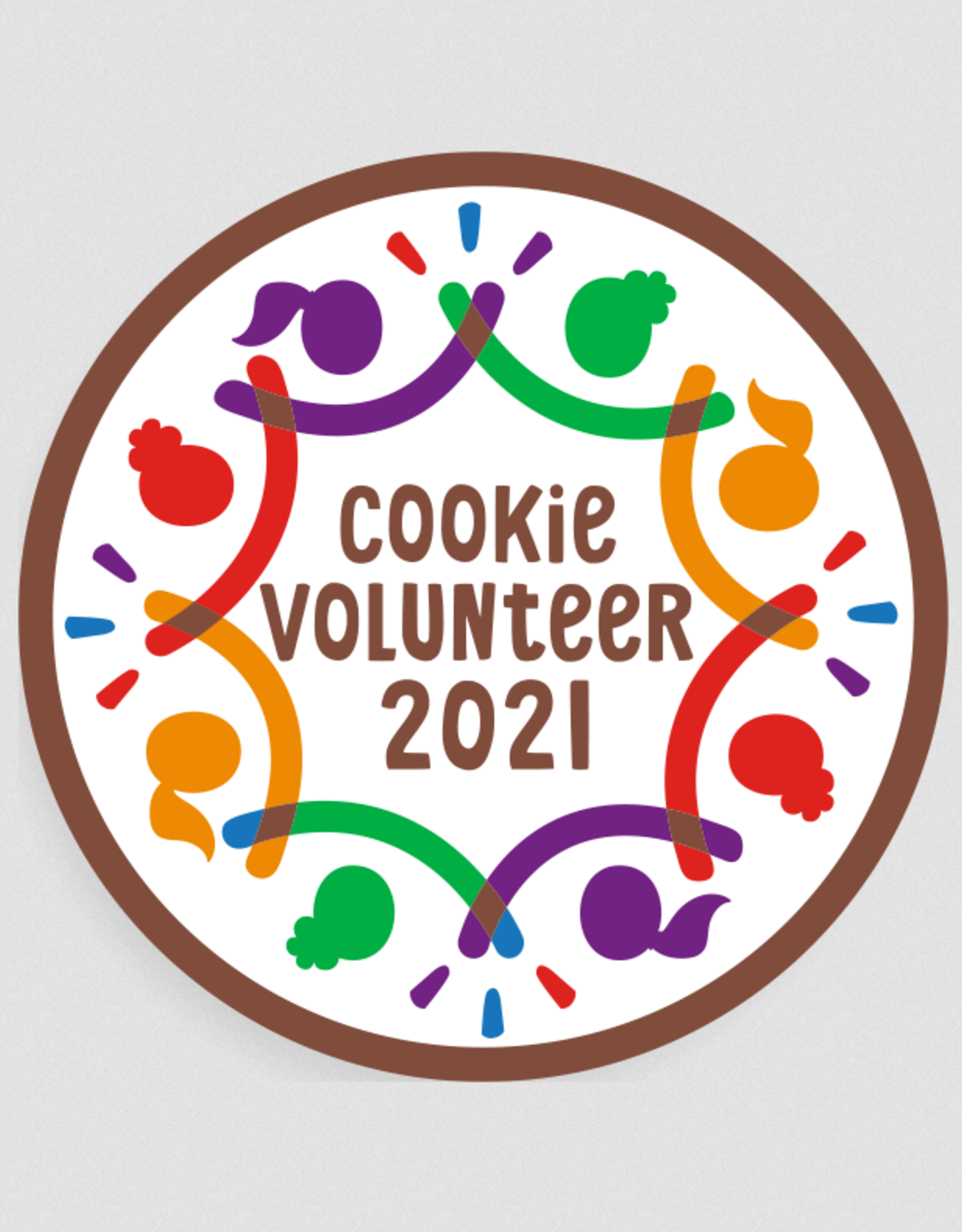 LITTLE BROWNIE BAKER 2021 Cookie Volunteer Patch