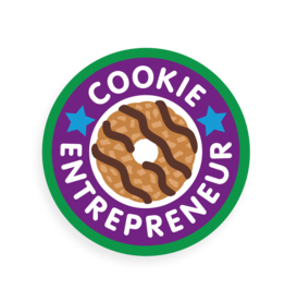 LITTLE BROWNIE BAKER Samoa Cookie Entrepreneur Patch