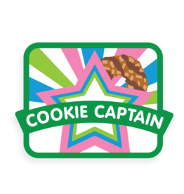LITTLE BROWNIE BAKER 2021 Cookie Captain Cookie Patch
