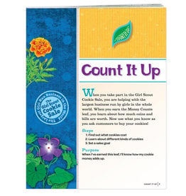 GIRL SCOUTS OF THE USA ! Daisy Count It Up Leaf  Requirements Pamphlet