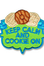 snappylogos Keep Calm and Cookie On Fun Patch (7485)