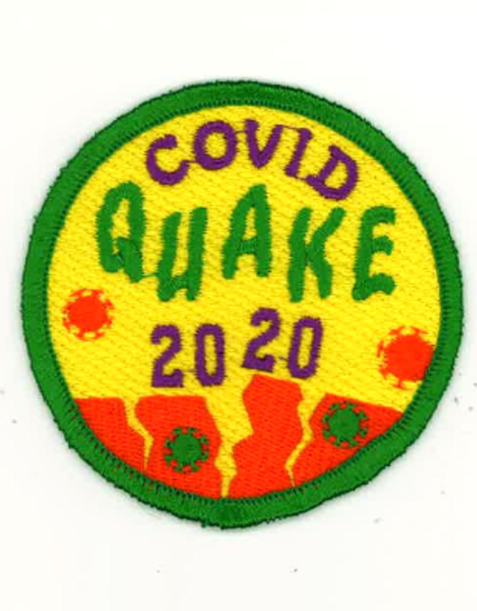 Custom COVID Quake 2020 3" Fun Patch
