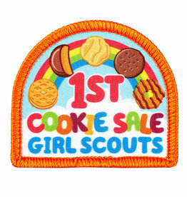 GIRL SCOUTS OF THE USA Girl Scouts 1st Cookie Sale w/ Rainbow Sew-On Fun Patch