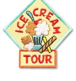 snappylogos Ice Cream Tour Sundae Fun Patch (5025)