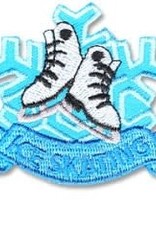 snappylogos Ice Skating w/ Snowflake Fun Patch (5869)