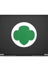 GIRL SCOUTS OF THE USA ! Trefoil Tech Tattoo Cling Vinyl