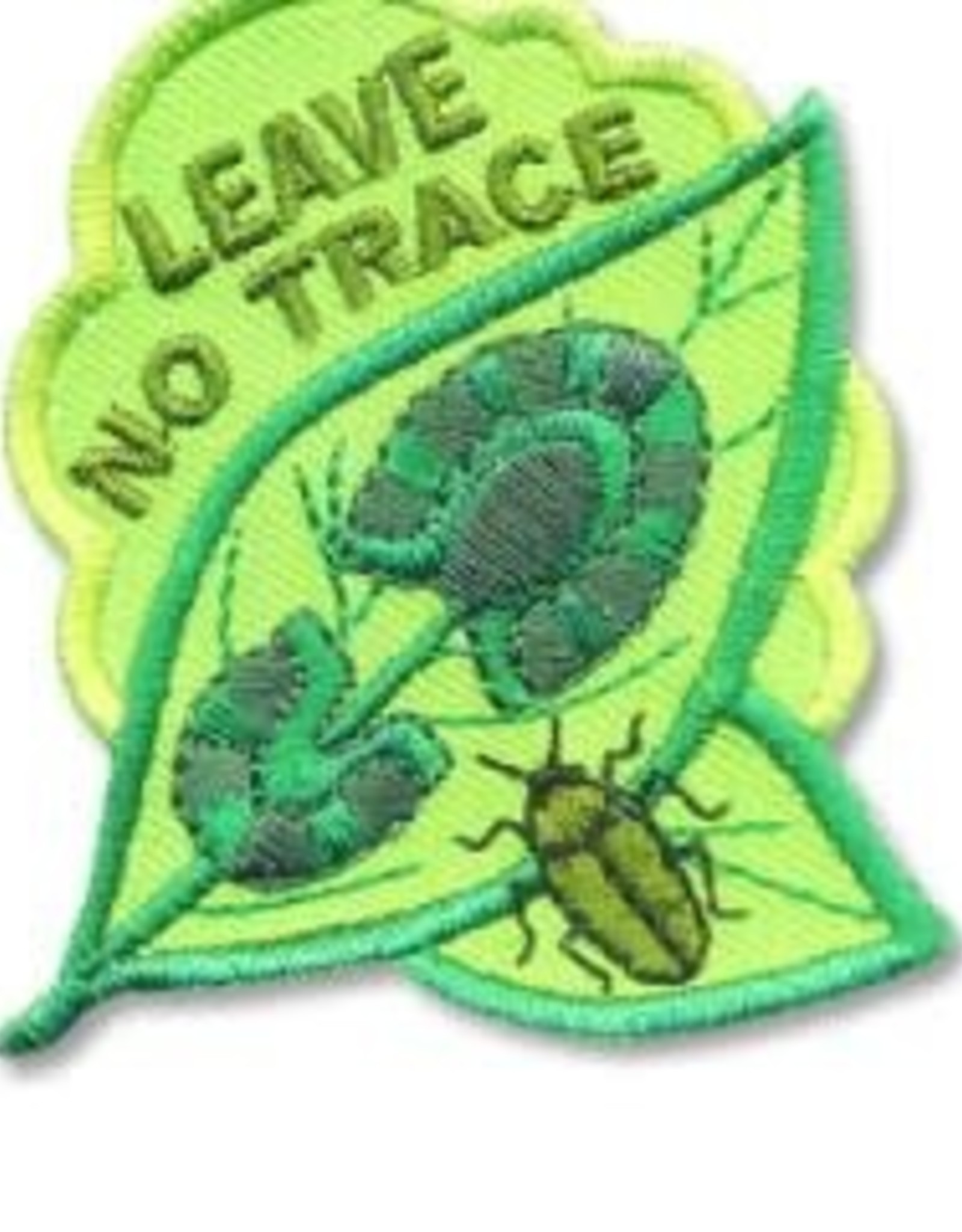 Leave No Trace Leaf &amp; Bug Fun Patch - Girl Scouts of Silver Sage ...