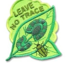 *Leave No Trace Leaf & Bug Fun Patch