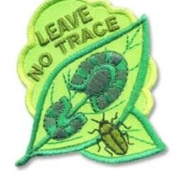 snappylogos Leave No Trace Leaf & Bug Fun Patch (4492)