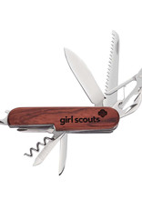 GIRL SCOUTS OF THE USA Multi-Function Rosewood Knife