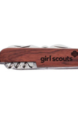 GIRL SCOUTS OF THE USA Multi-Function Rosewood Knife