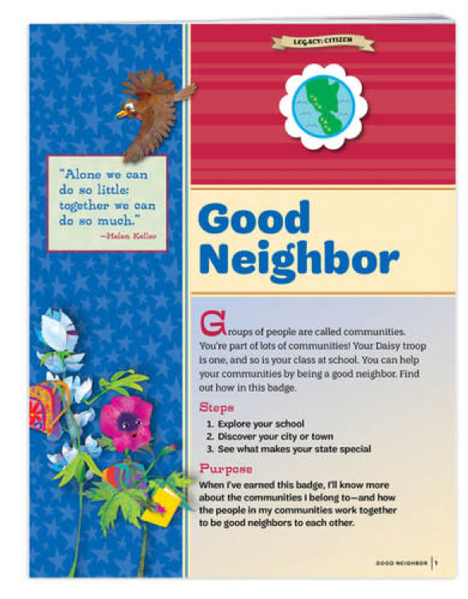 GIRL SCOUTS OF THE USA Daisy Good Neighbor Requirements