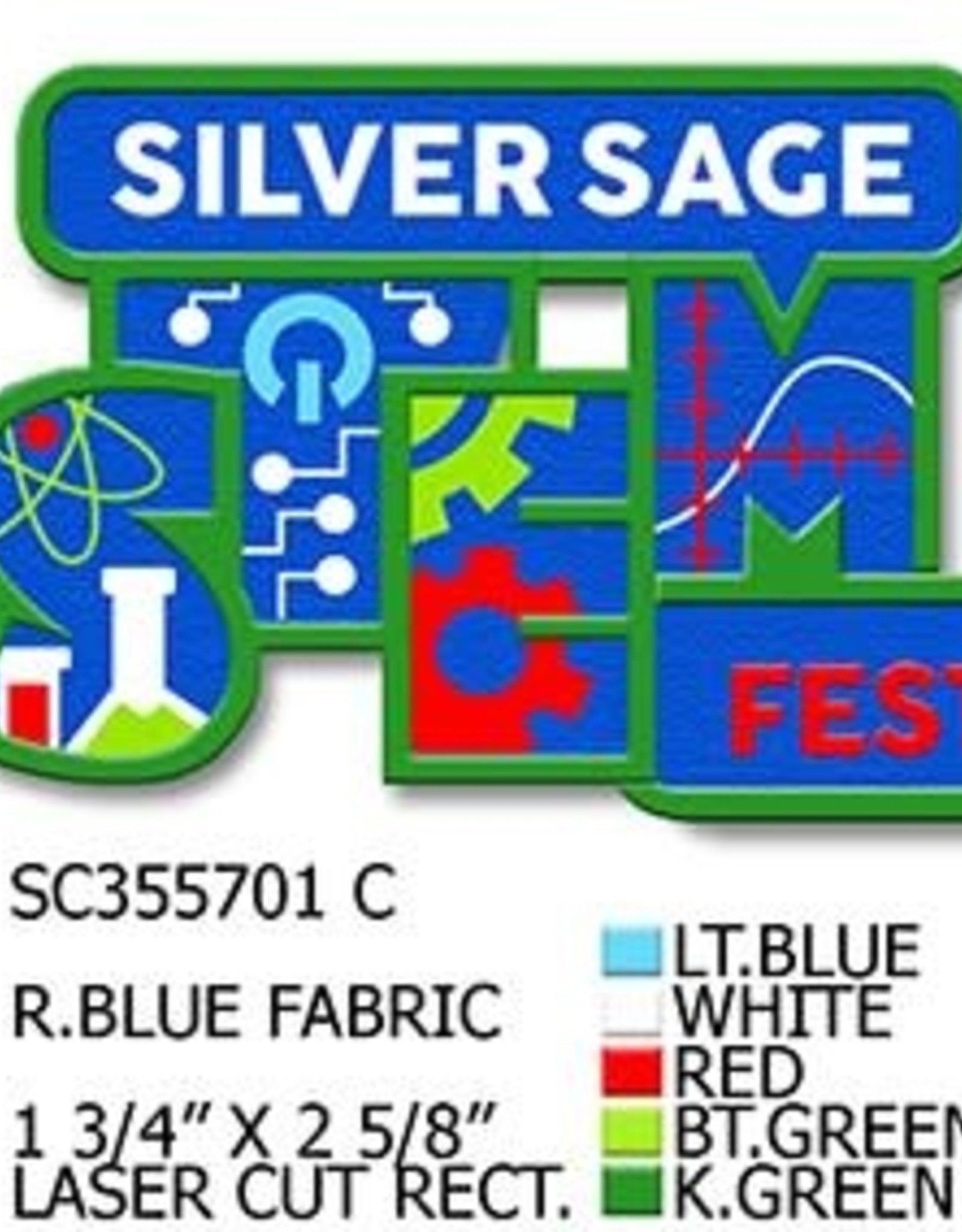 2021 Silver Sage STEMFest Fun Patch Girl Scouts of Silver Sage