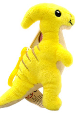Yellow Pineapple Parasaurolophus Dinosaur Backpack Clip