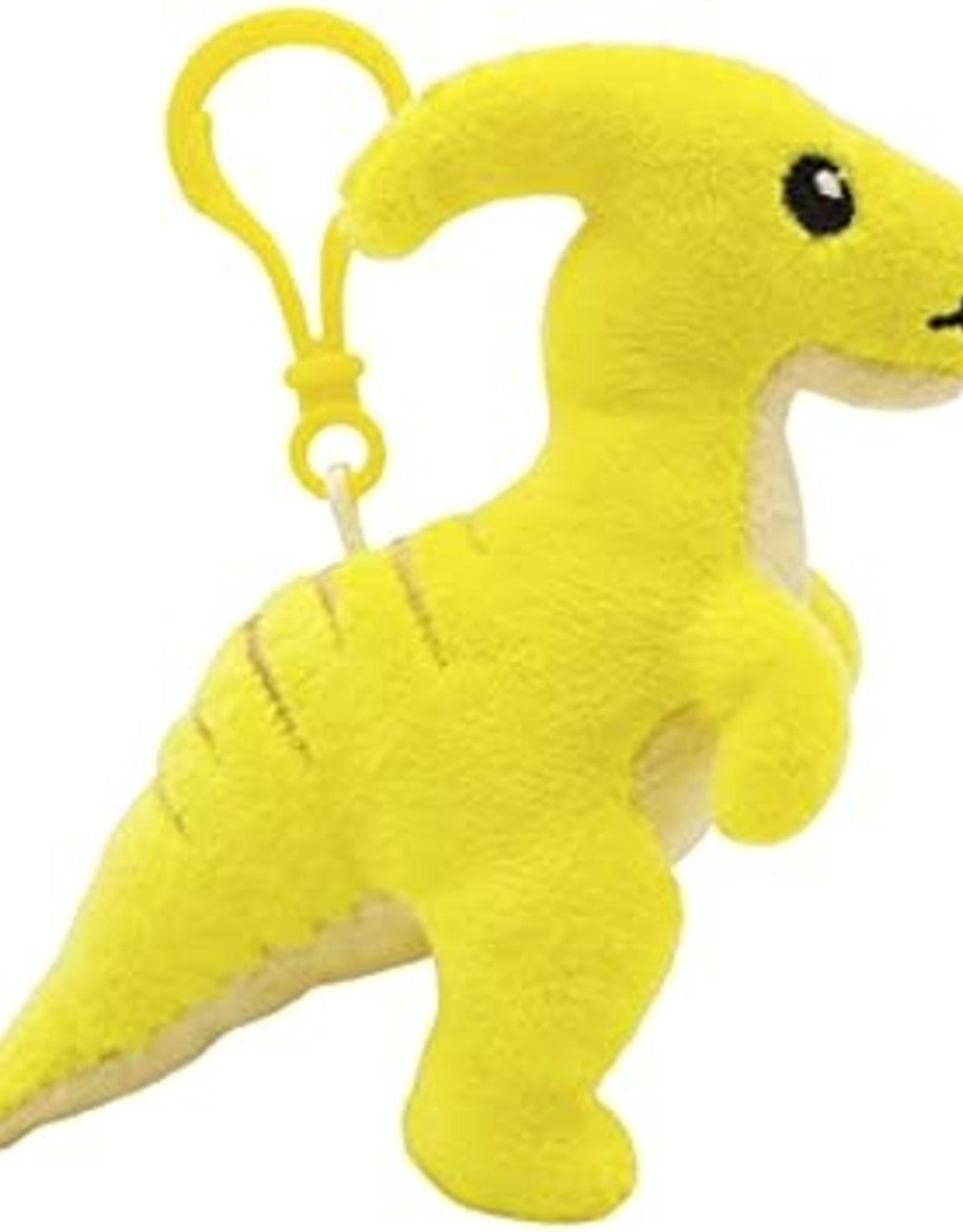 Yellow Pineapple Parasaurolophus Dinosaur Backpack Clip