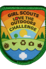 GIRL SCOUTS OF THE USA ! 2021 Girl Scouts Love the Outdoors Challenge Sew-On Patch