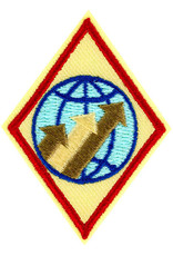 GIRL SCOUTS OF THE USA Cadette Global Action Award Year 2 Badge