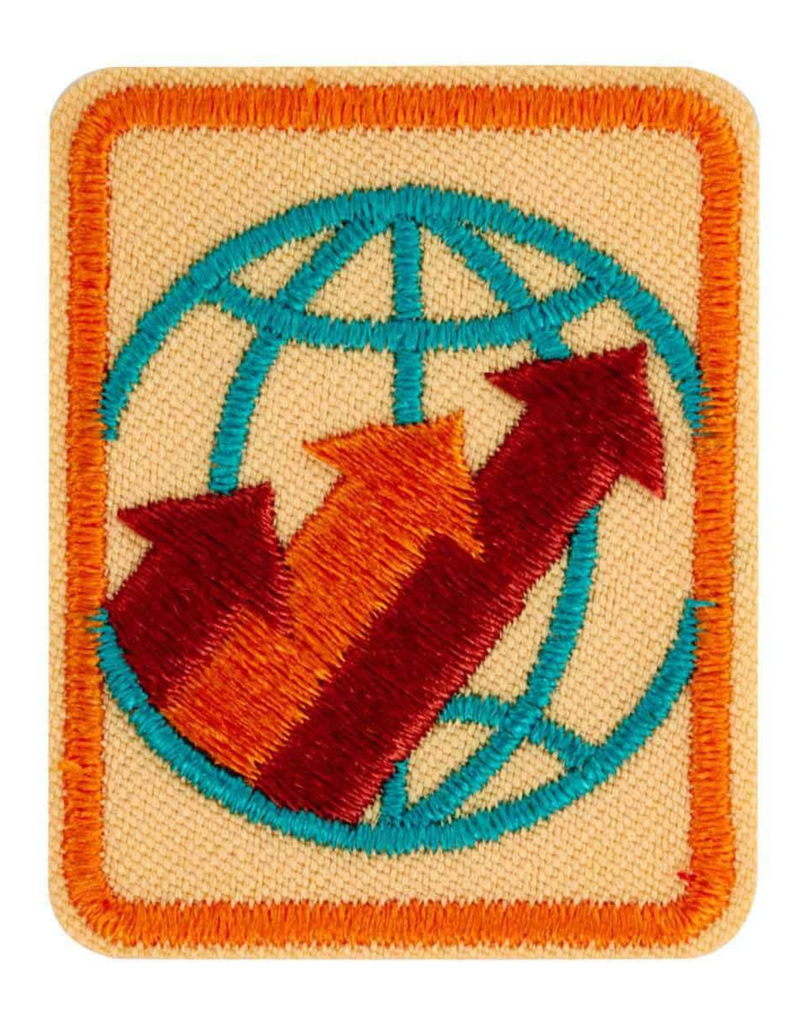 GIRL SCOUTS OF THE USA Senior Global Action Award Year 2  Badge