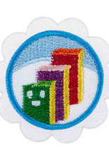 GIRL SCOUTS OF THE USA Daisy Cookie Goal Setter Badge