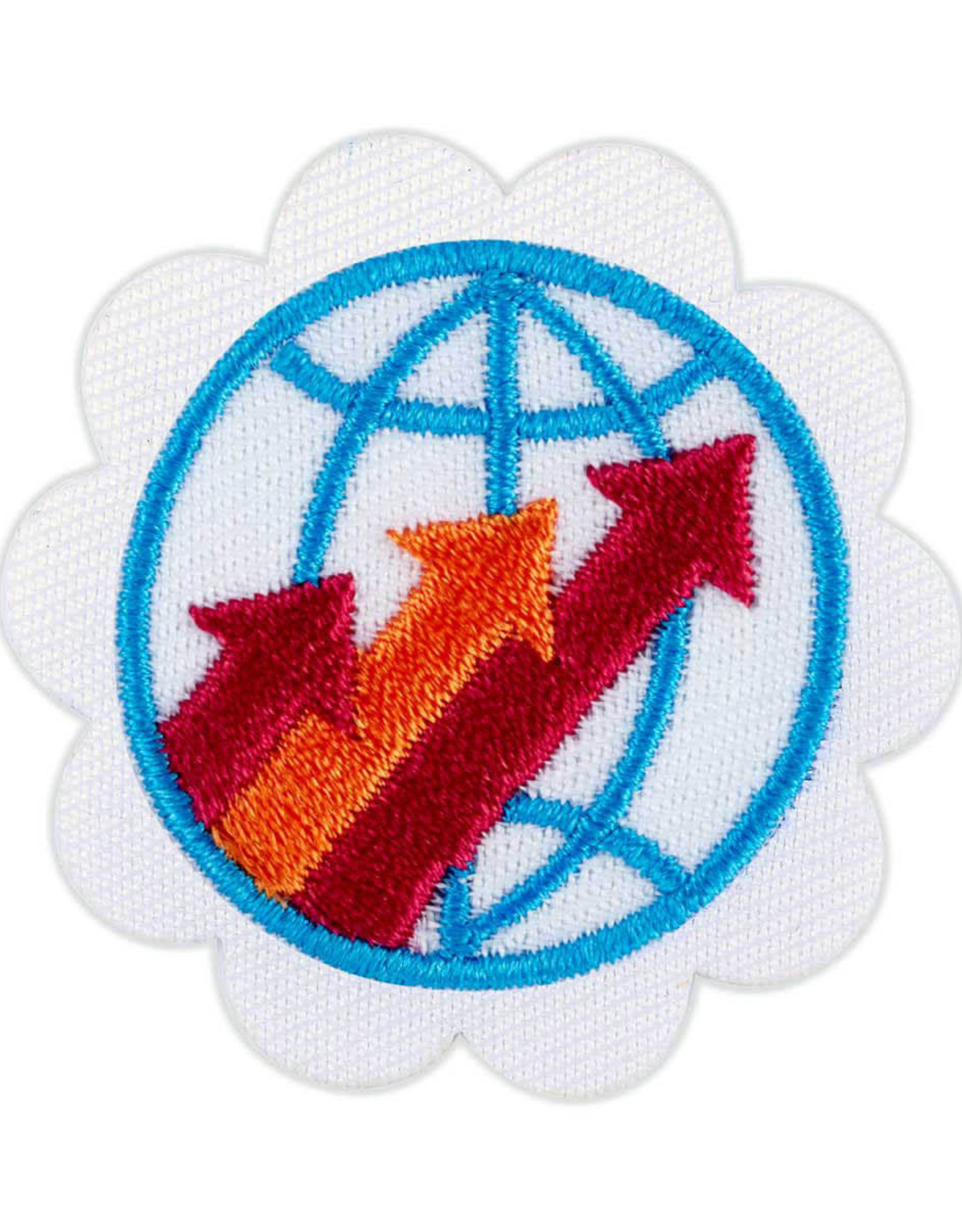 GIRL SCOUTS OF THE USA Daisy  Global Action Award Year 2 Badge