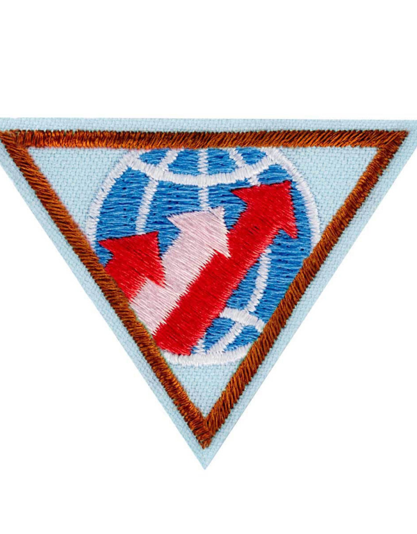 GIRL SCOUTS OF THE USA Brownie Global Action Award Year 1  Badge
