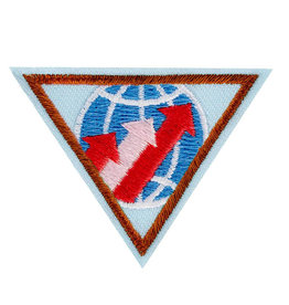 GIRL SCOUTS OF THE USA Brownie Global Action Award Year 1  Badge