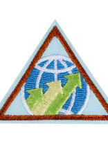 GIRL SCOUTS OF THE USA Brownie Global Action Award Year 2  Badge