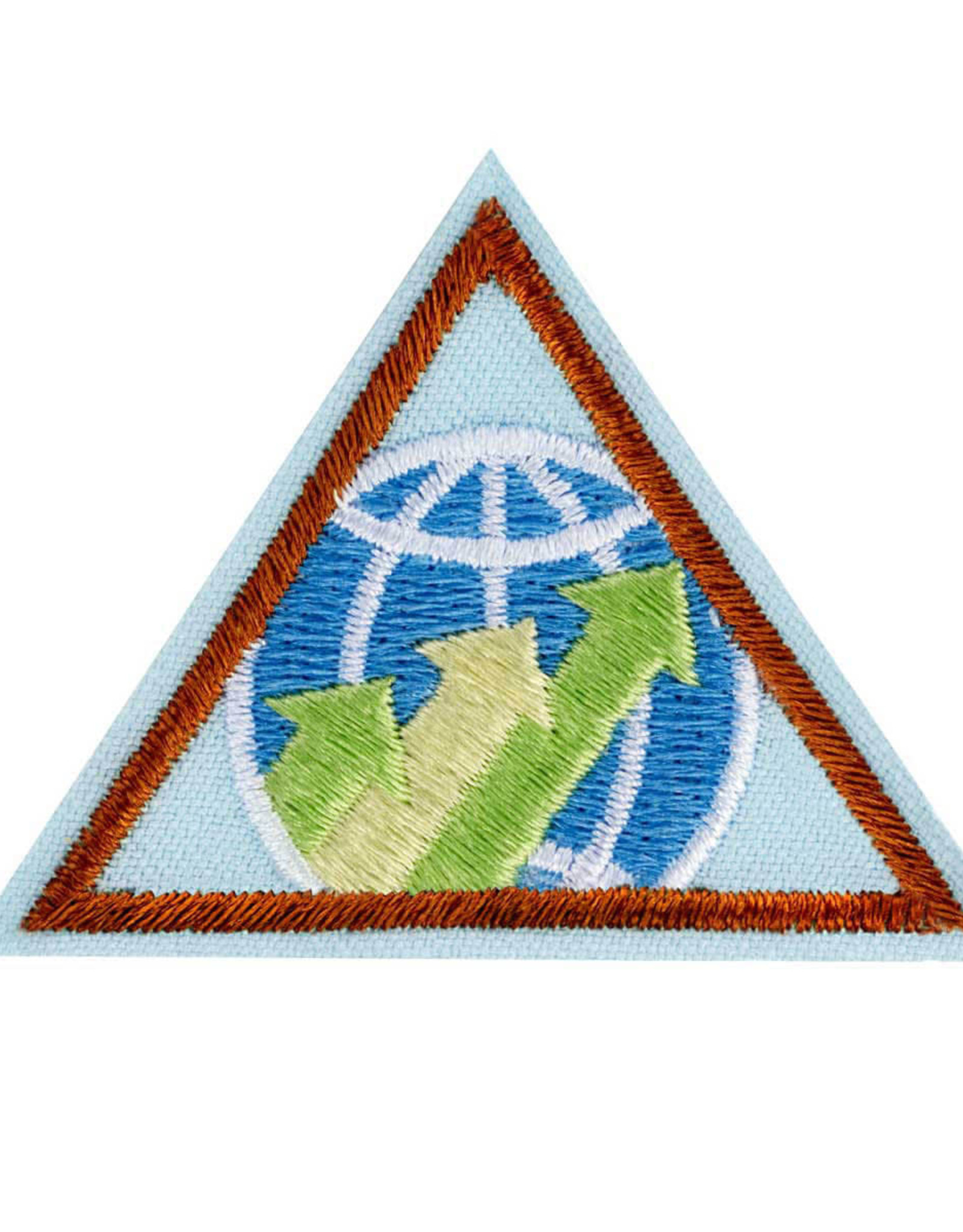 GIRL SCOUTS OF THE USA Brownie Global Action Award Year 2  Badge