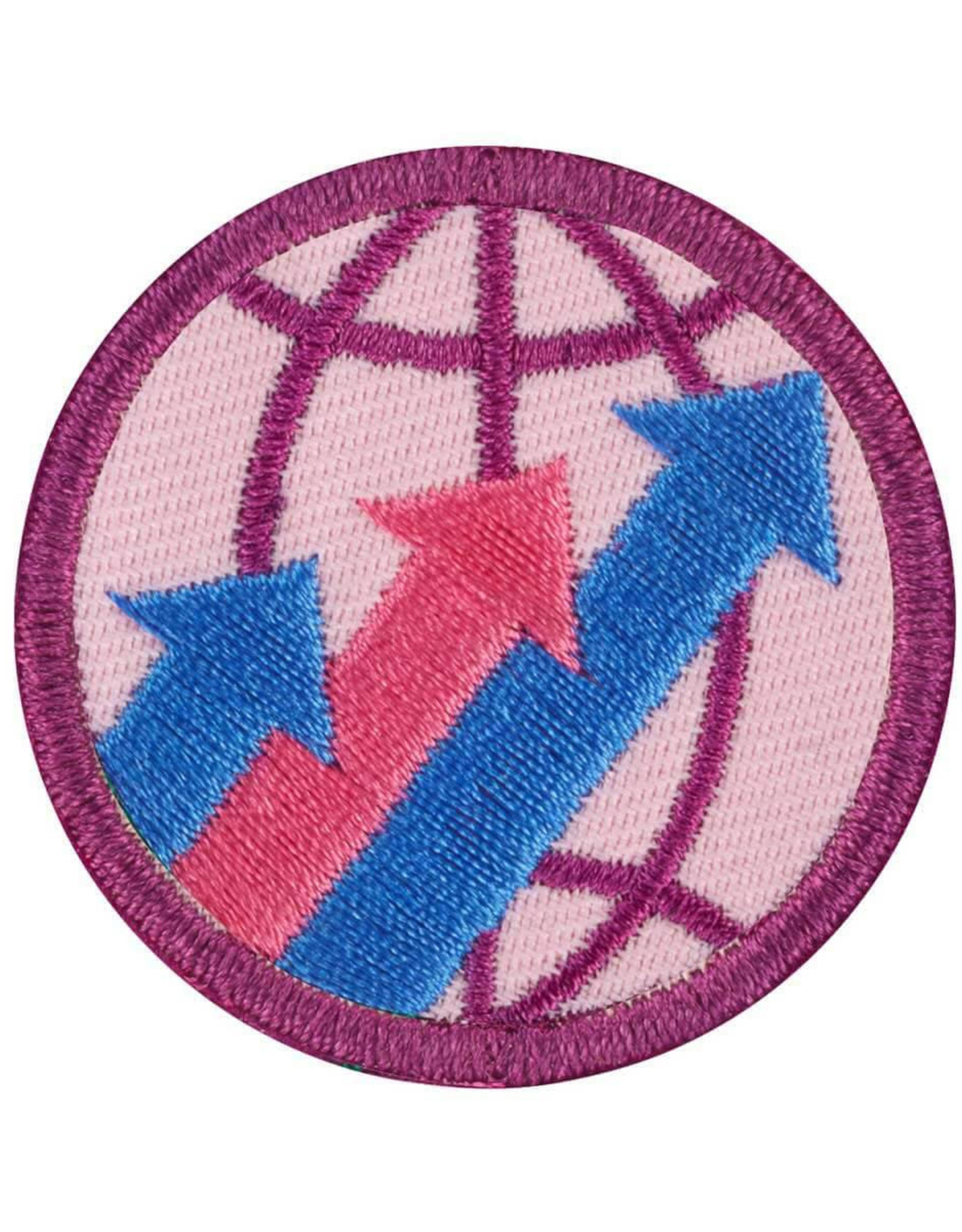 GIRL SCOUTS OF THE USA Junior Global Action Award Year 1 Badge