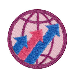 GIRL SCOUTS OF THE USA Junior Global Action Award Year 1 Badge