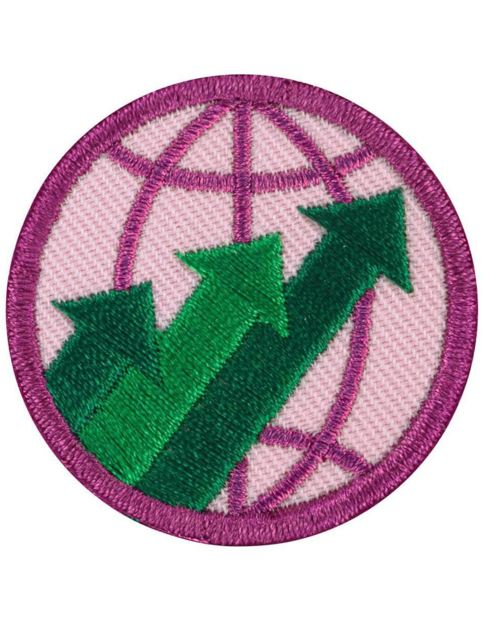GIRL SCOUTS OF THE USA Junior Global Action Award Year 2 Badge