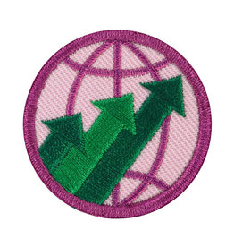 GIRL SCOUTS OF THE USA Junior Global Action Award Year 2 Badge