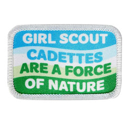 GSUSA Girl Scout Cadettes Are a Force of Nature