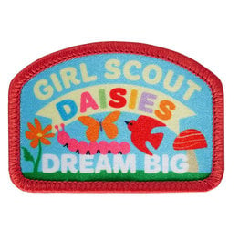 GSUSA Girl Scout Daisies Dream Big Fun Patch