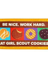 GSUSA Be Nice Work Hard Cookies Patch