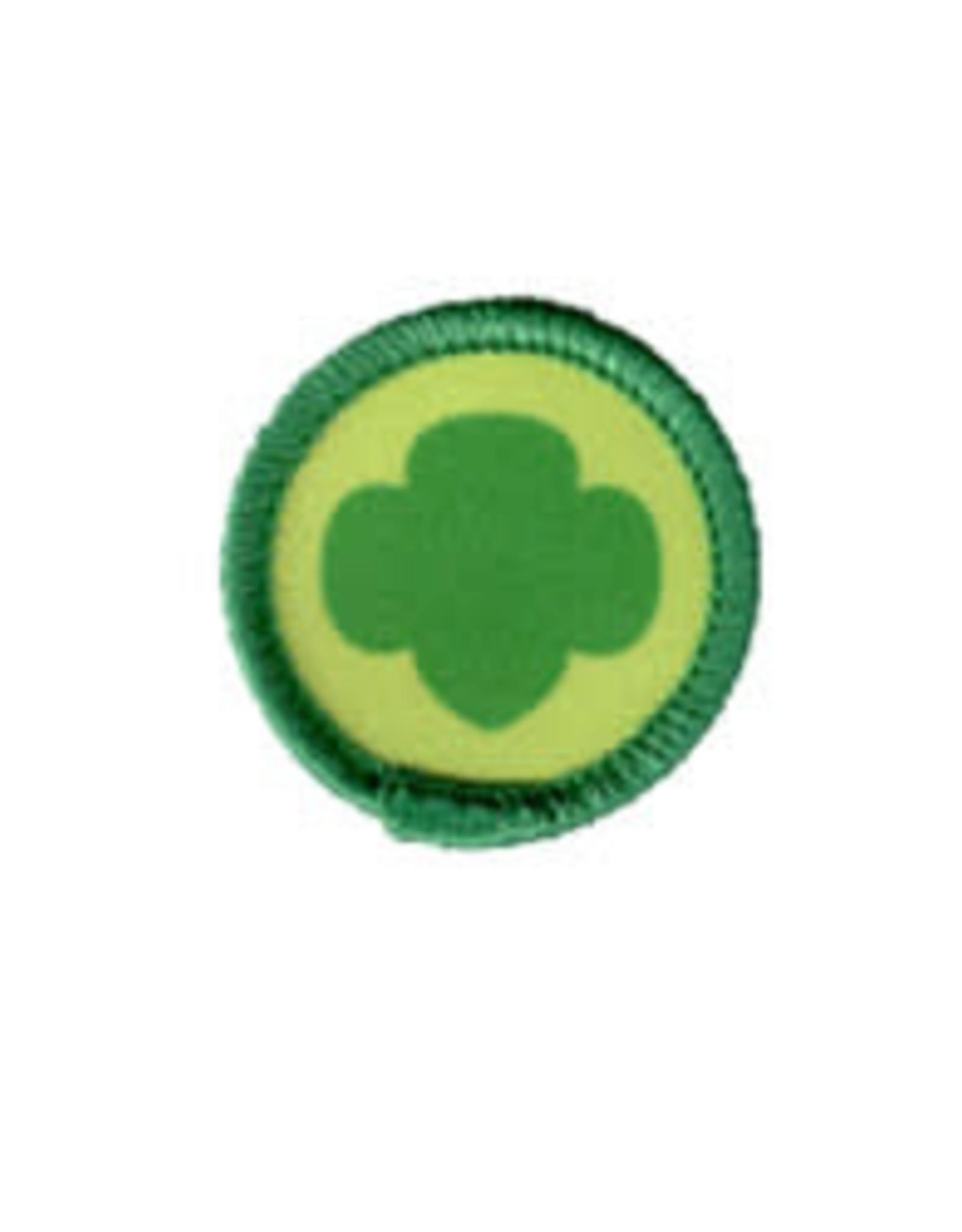 GSUSA Girl Scout Trefoil Center Sew-On Patch