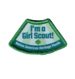 GSUSA Girl Scout Native American Heritage Month Sew-On Patch