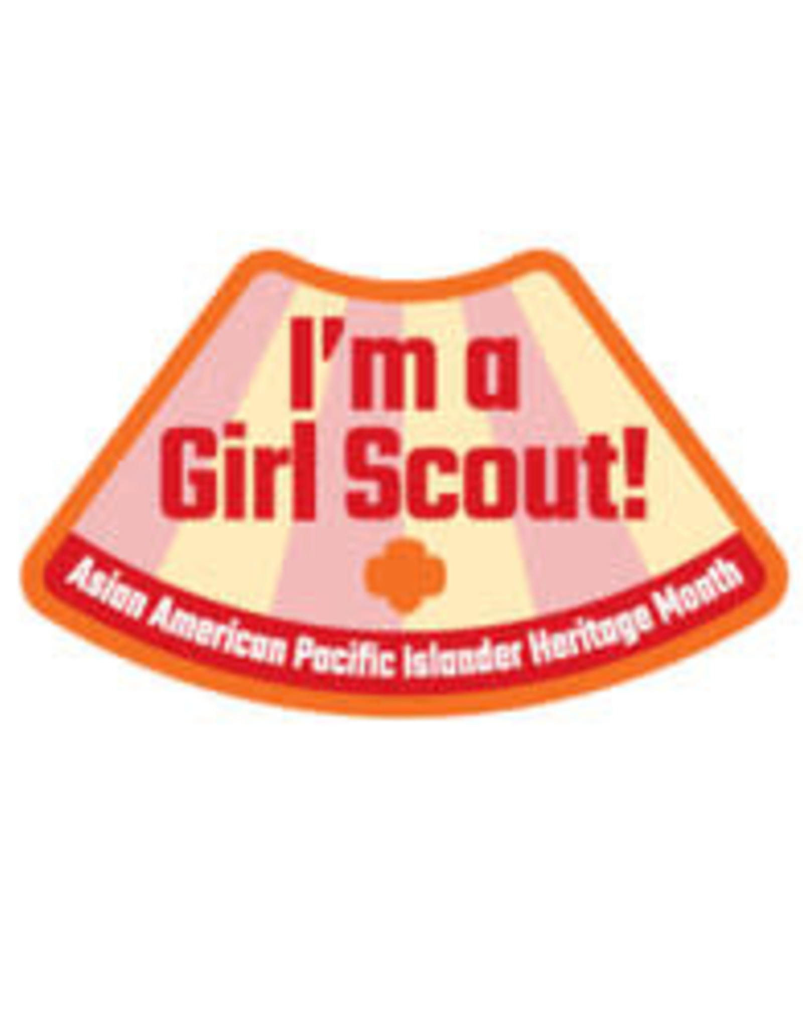 GSUSA Girl Scout Asian American Pacific Islander Heritage Month Sew On Patch