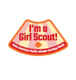 GSUSA Girl Scout Asian American Sew On Patch