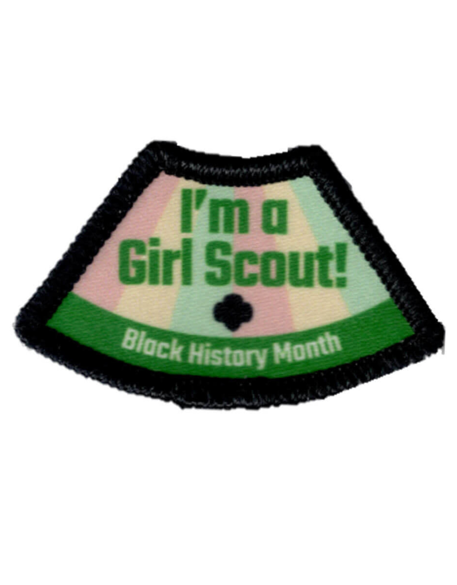 GSUSA Girl Scout Black History Month Sew On Patch
