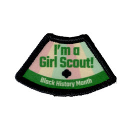 GSUSA Girl Scout Black History Month Sew On Patch