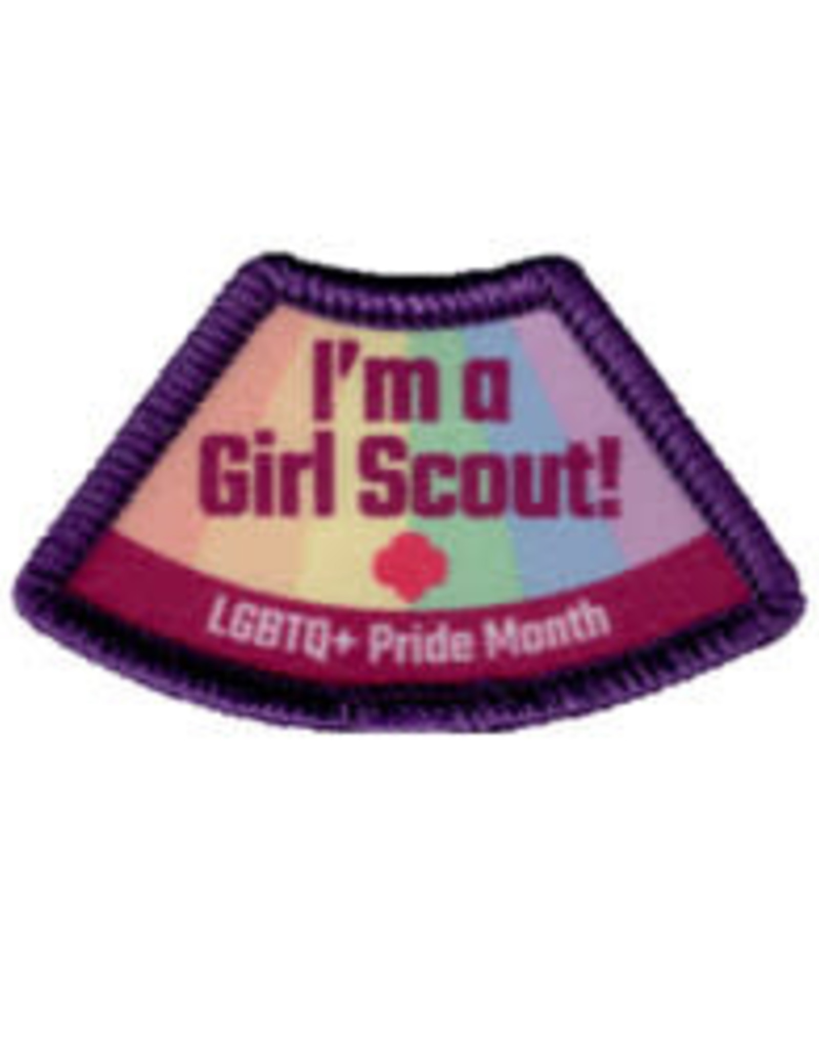 GSUSA Girl Scout LGBTQ+ Pride Month Sew On Patch