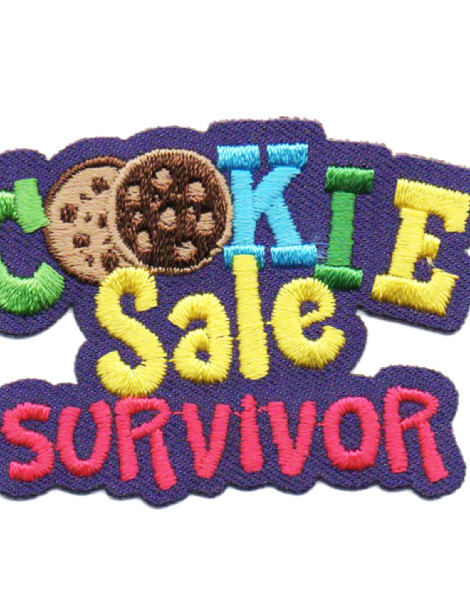 Advantage Emblem & Screen Prnt Cookie Sale Survivor Fun Patch