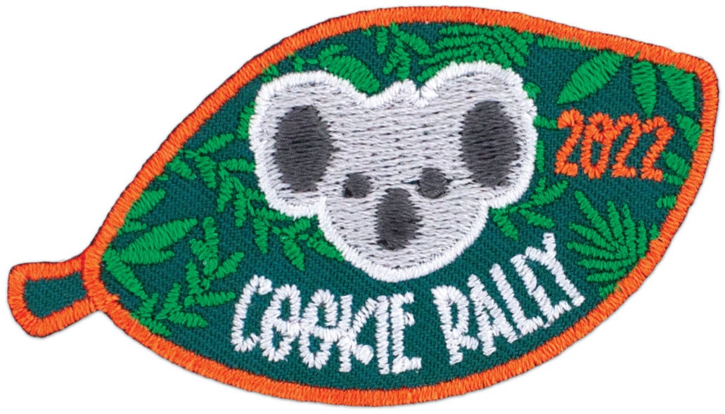 2022 CWC Climb with Courage Cookie Rally Patch Girl Scouts of Silver