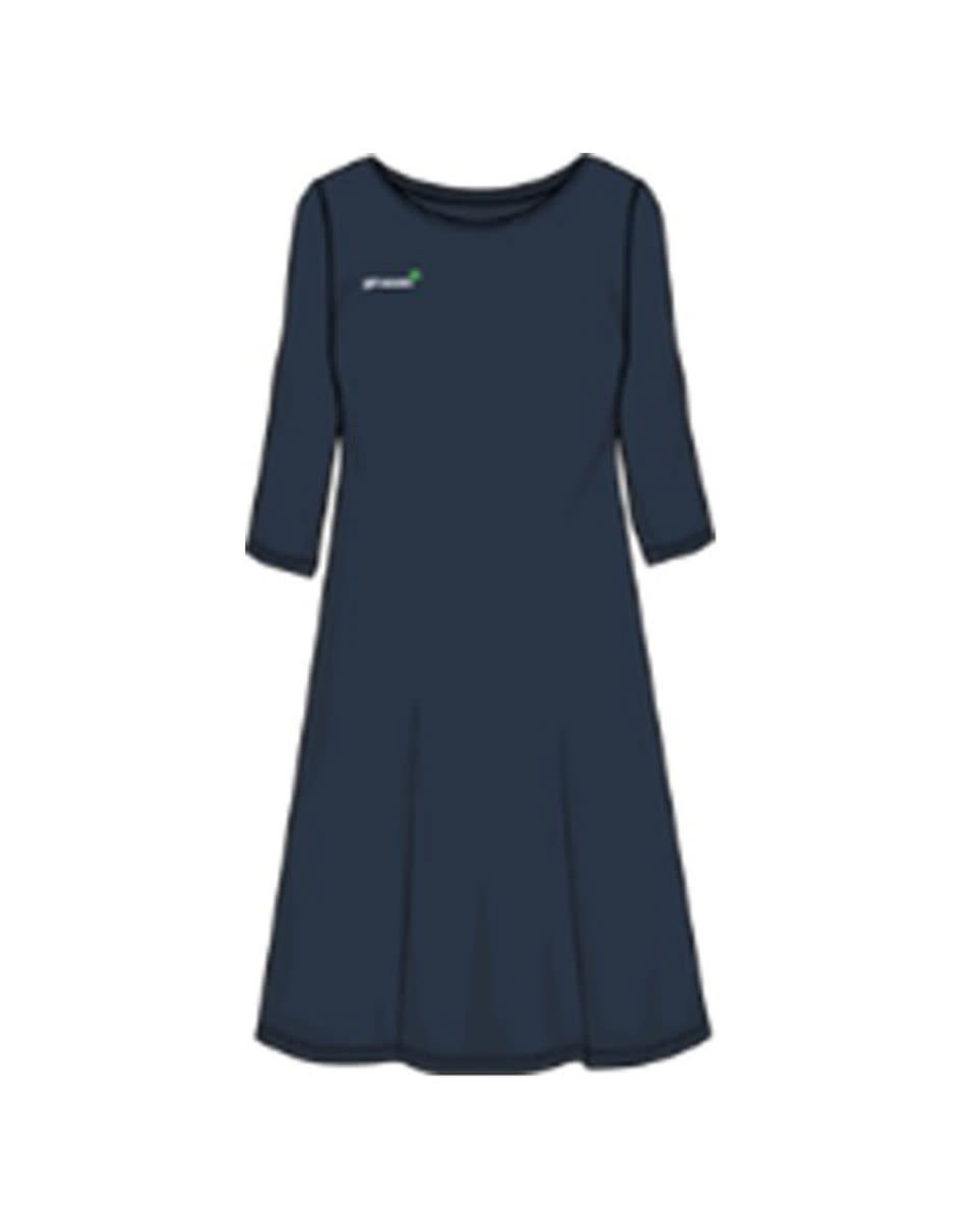GIRL SCOUTS OF THE USA Navy Three-Quarter Sleeve Knit Dress — Women’s